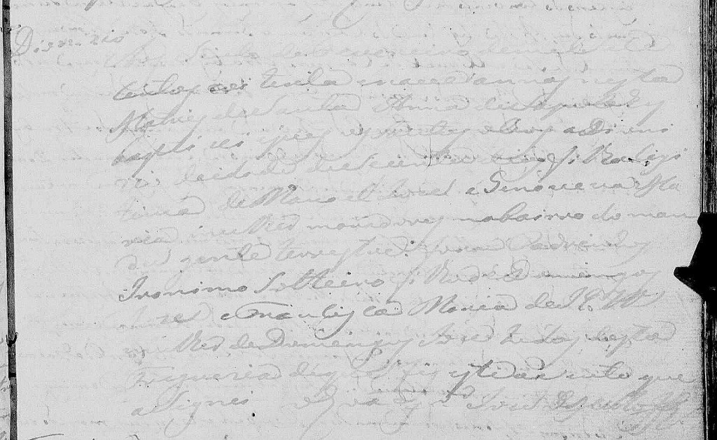 Batismo de Dionísio, na matriz de Santana do Sapucaí, em 20 de fevereiro de 1789